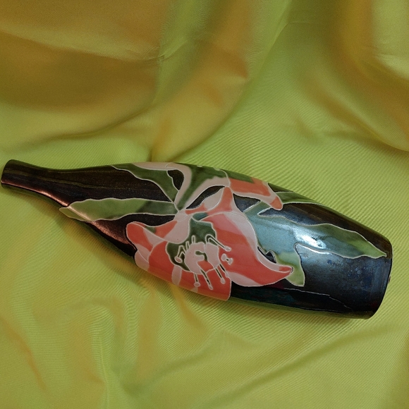 Large Floral Floor Vase Decor Ceramic for Livind Room, Bathroom, Kitchen - Picture 4 of 5